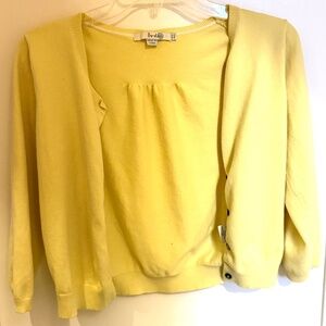 Boden cropped cotton cardigan w lovely details